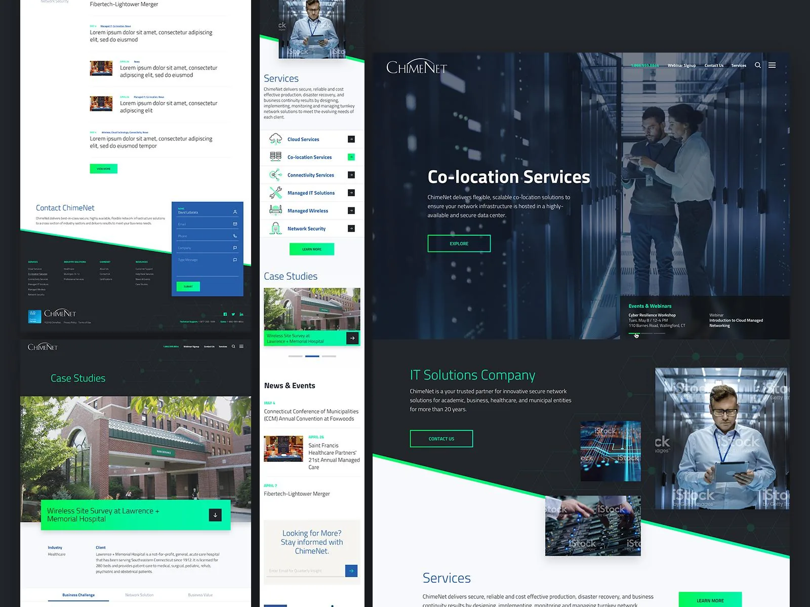 Marketing Agencies: ChimeNet Web Redesign