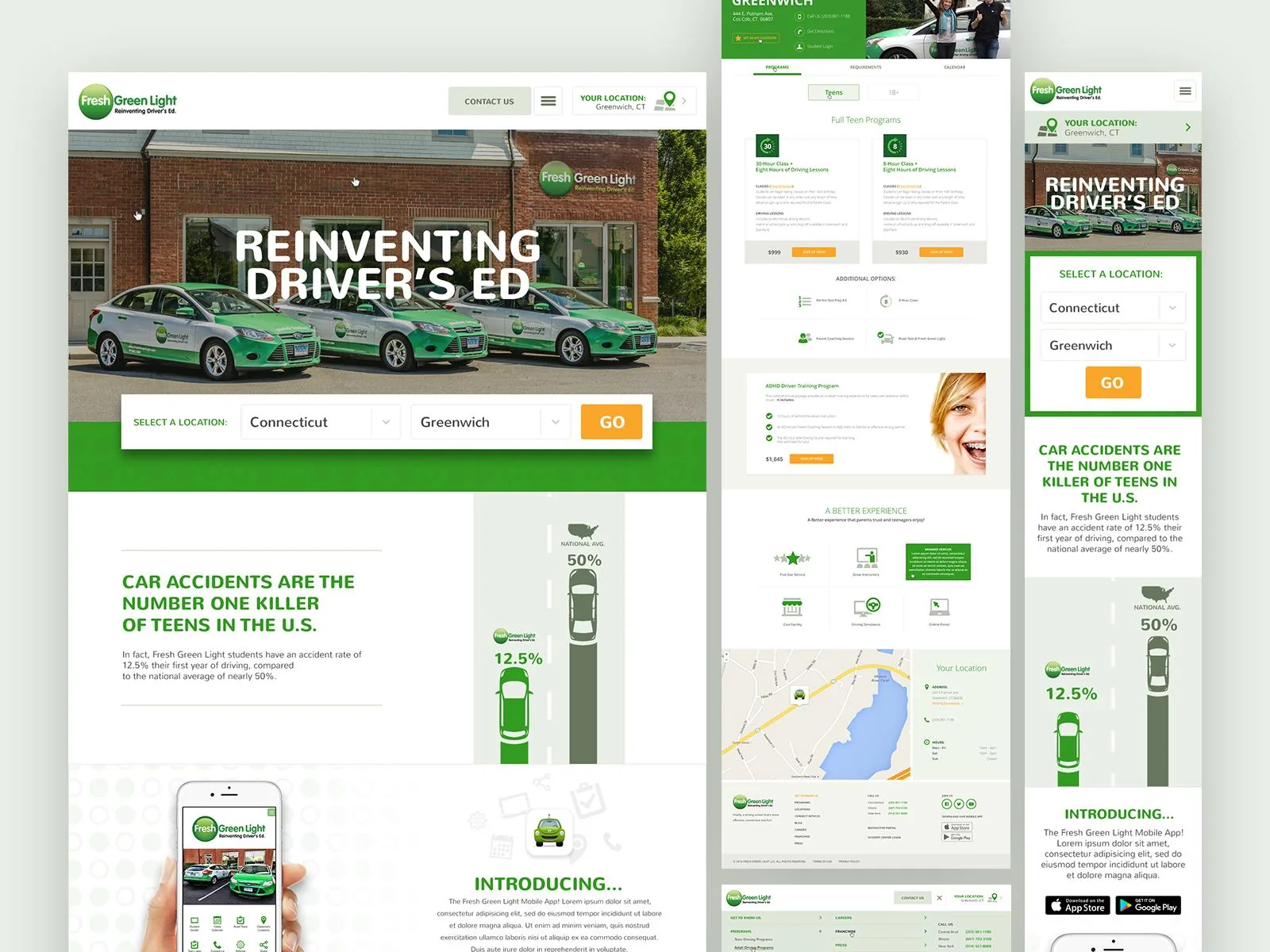 Marketing Agencies: Fresh Green Light Web Redesign