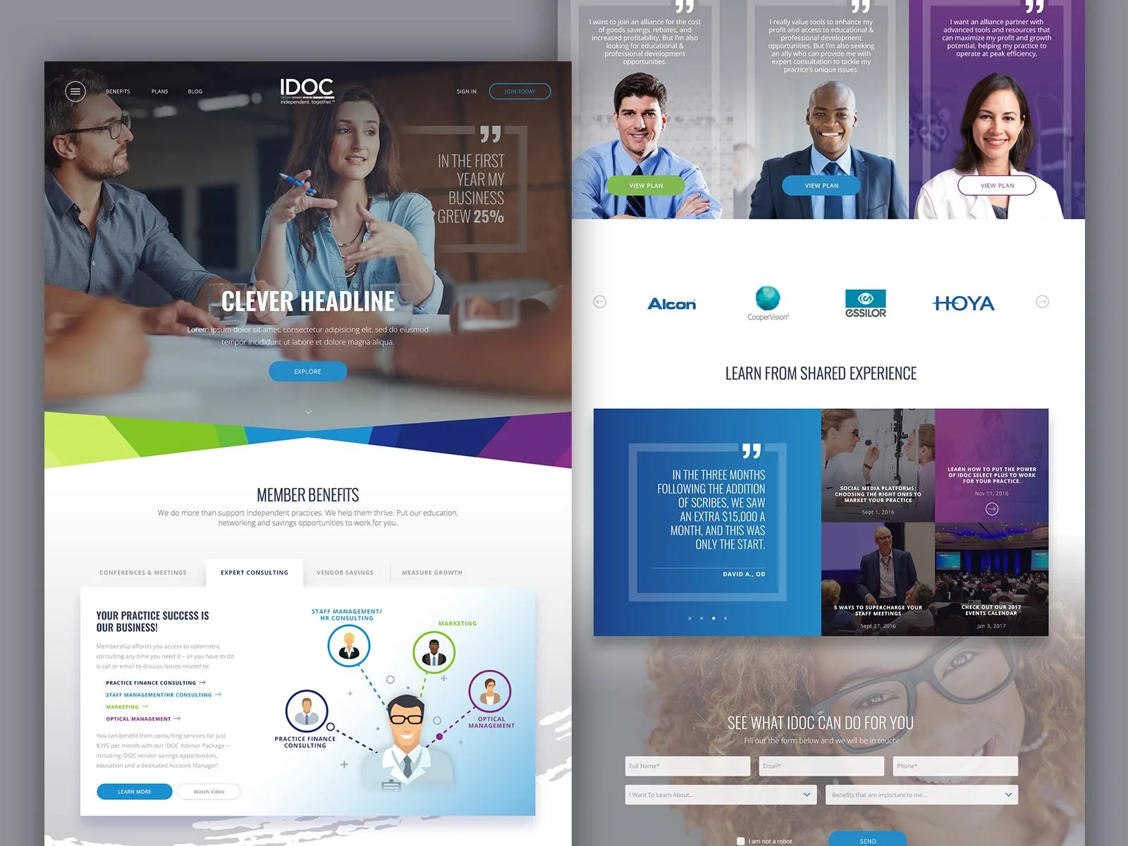 Marketing Agencies: IDOC Web Redesign