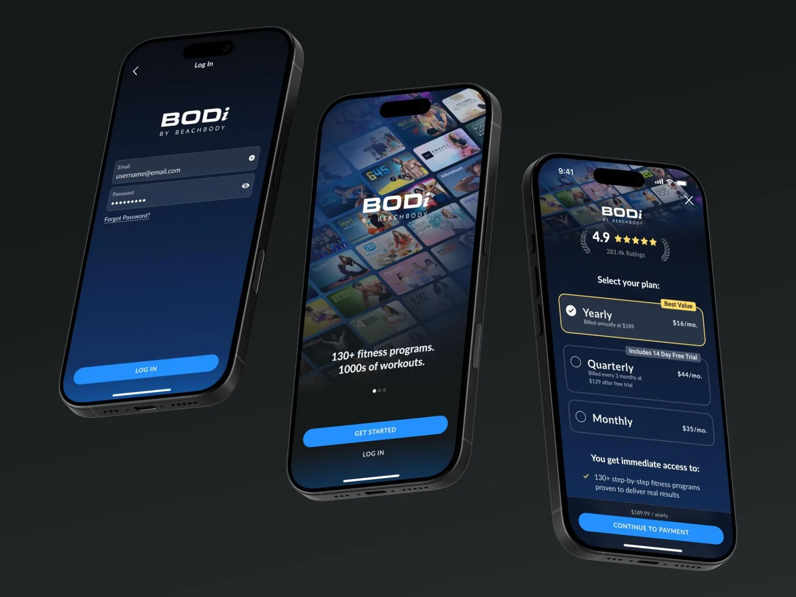 BODi (Beachbody): BODi App Onboarding