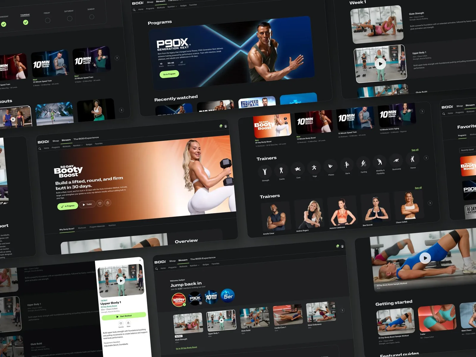BODi (Beachbody): BODi Redesigned Web Streaming Platform